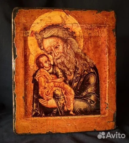 Икона под старину "Святой Симеон Богоприимец" — необычный подарок