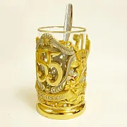 Подстаканник для чая «55 лет» — оригинальный подарок — фотография 2