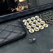 Нарды под стеклом «Классика» — красивый подарок — фотография 7
