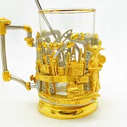 На память: Подстаканник для чая «Нефтяники» — фотография 4