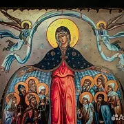 Икона "Покров Пресвятой Богородицы" Старение в подарок — фотография 4