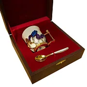 Кофейная чашка "Ирис" — оригинальный подарок — фотография 2