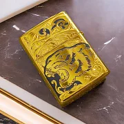Подарочная оригинальная зажигалка Zippo "Тигр" № 7 — фотография 1