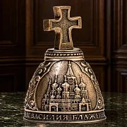 Ручная работа: Бронзовый колокольчик «Москва. Крест» — фотография 1