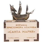 На память: Бронзовая модель корабля «Санта-Мария», 1:350 — фотография 7