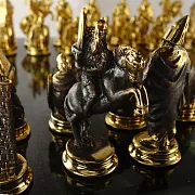 На память: Каменные шахматы из змеевика и долерита — фотография 7