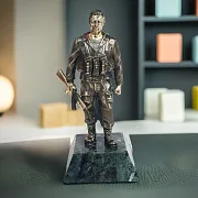 Статуэтка «Воин-интернационалист» из бронзы в подарок — фотография 1