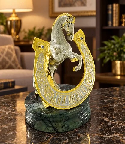 Подкова «На удачу» из яшмы — красивый подарок