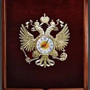 Настенные часы «Герб России» в подарок — фотография 2
