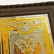 Ручная работа: Кожаная обложка на паспорт №5 — фотография 2