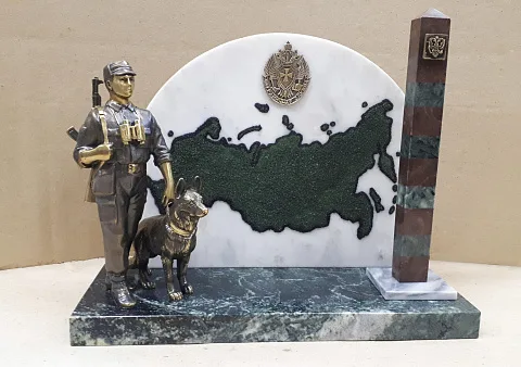 Бронзовый сувенир «Рубежи России» — красивый подарок