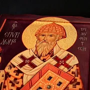 Икона деревянная св. Спиридон Тримифунтский — необычный подарок — фотография 6