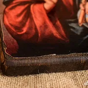 На память: Икона деревянная "Христос Вседержитель" — фотография 6