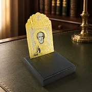 На память: Икона Николая Чудотворца настольная. Златоуст — фотография 1