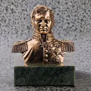 На память: Бюст «Ермолов А.П.» из бронзы — фотография 1
